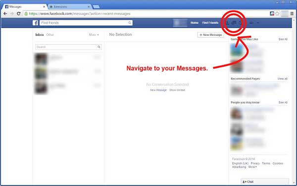 In can private i facebook delete chat messages How to